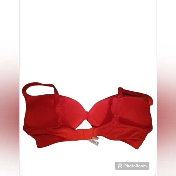 VS Body By Victoria Lightly Lined Wireless Bra Red - Picture 2 of 2